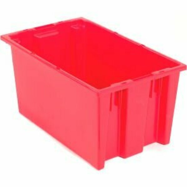 Quantum Storage Systems GEC&#153; Stack and Nest Storage Container SNT180 No Lid 18 x 11 x 6, Red SNT180RD